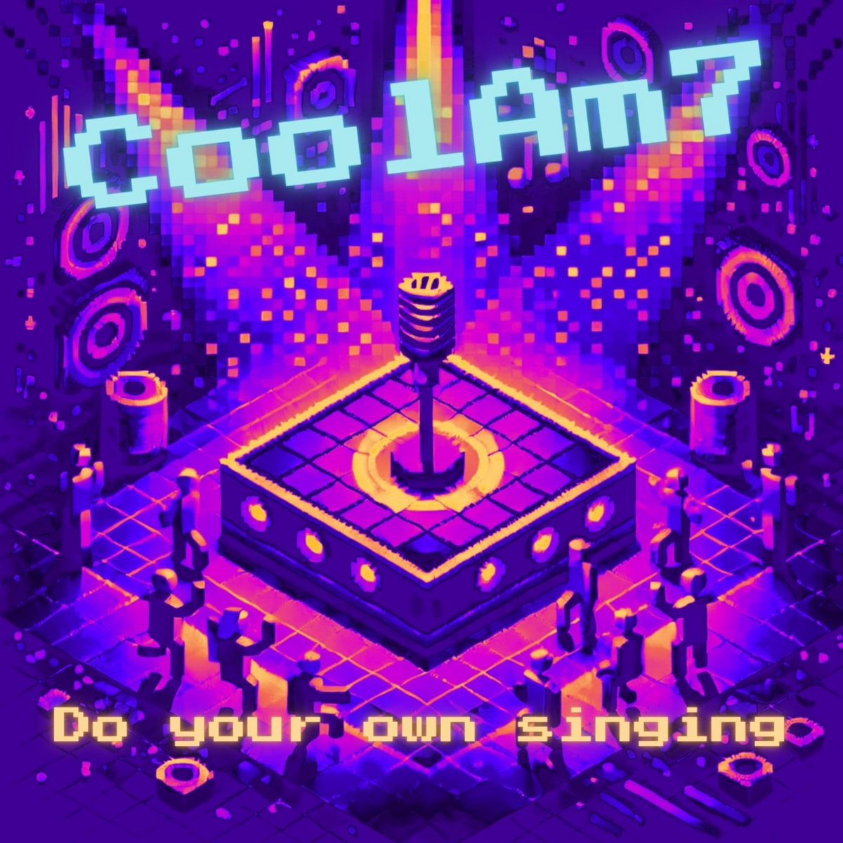Album cover for "Do Your Own Singing" - EP released in 2024. A special karaoke collection featuring instrumental versions of fan-favorite tracks. Perfect for practicing your amazing vocals or just enjoying the pure instrumental arrangements.