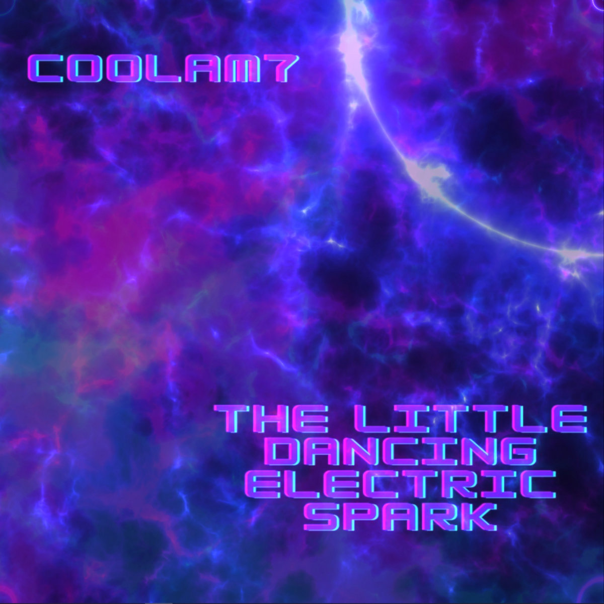 Album cover for "The little dancing electric spark" - Single released in 2021. A BandCamp only release